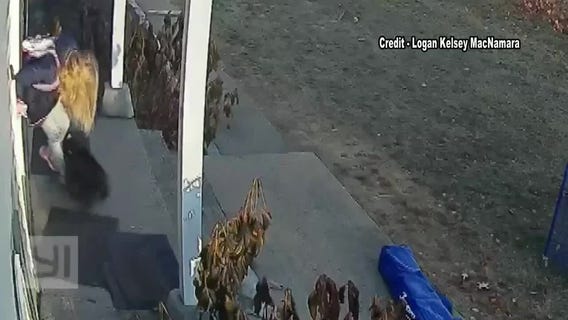 Video shows rabid raccoon attack young child