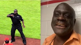 Catching up with dancing security guard from Houston Astros game