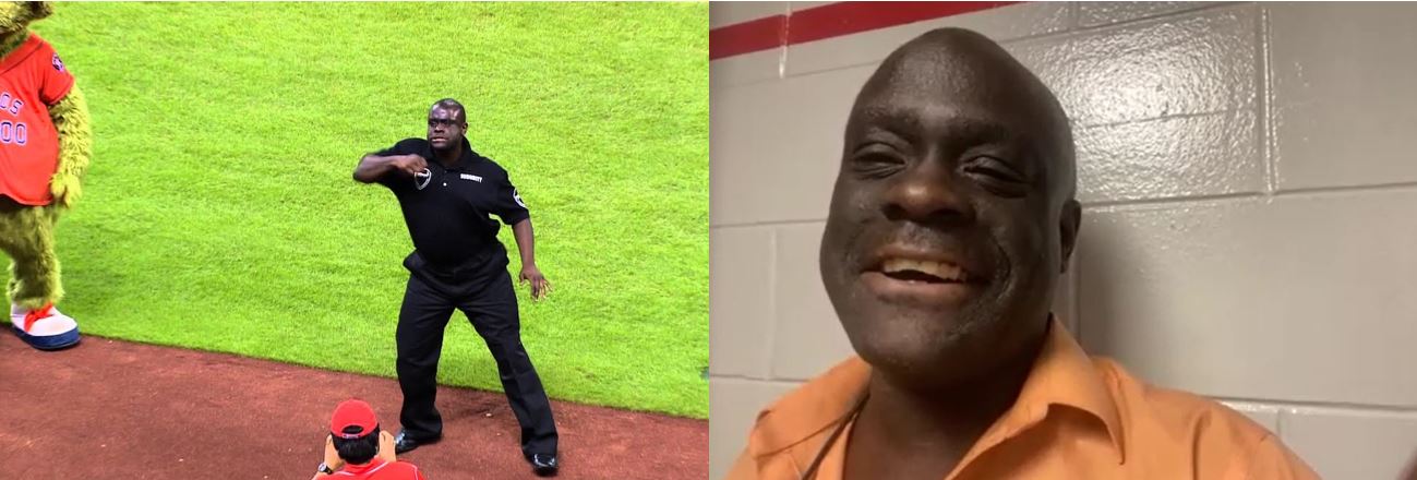 Catching up with dancing security guard from Houston Astros game