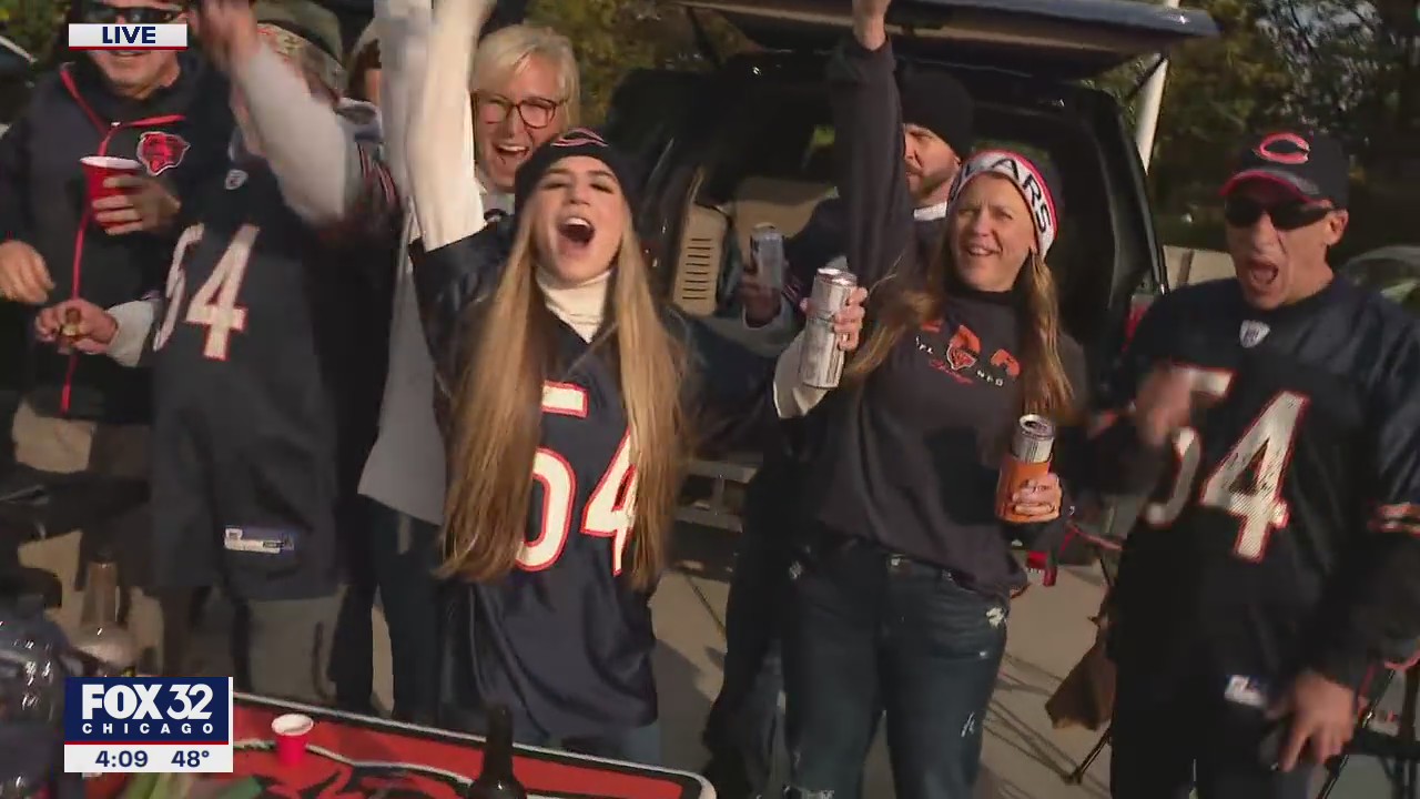 Chicago Bears fans hyped up for Thursday night game against Washington