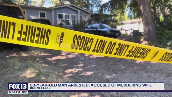 Man arrested, accused of killing wife in Bonney Lake home