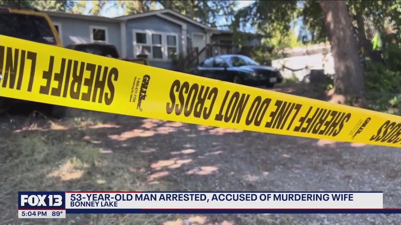 Man arrested, accused of killing wife in Bonney Lake home