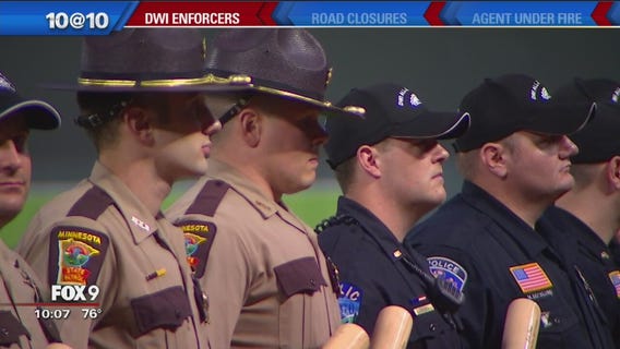 'DWI Enforcer All-Stars' honored at Twins game