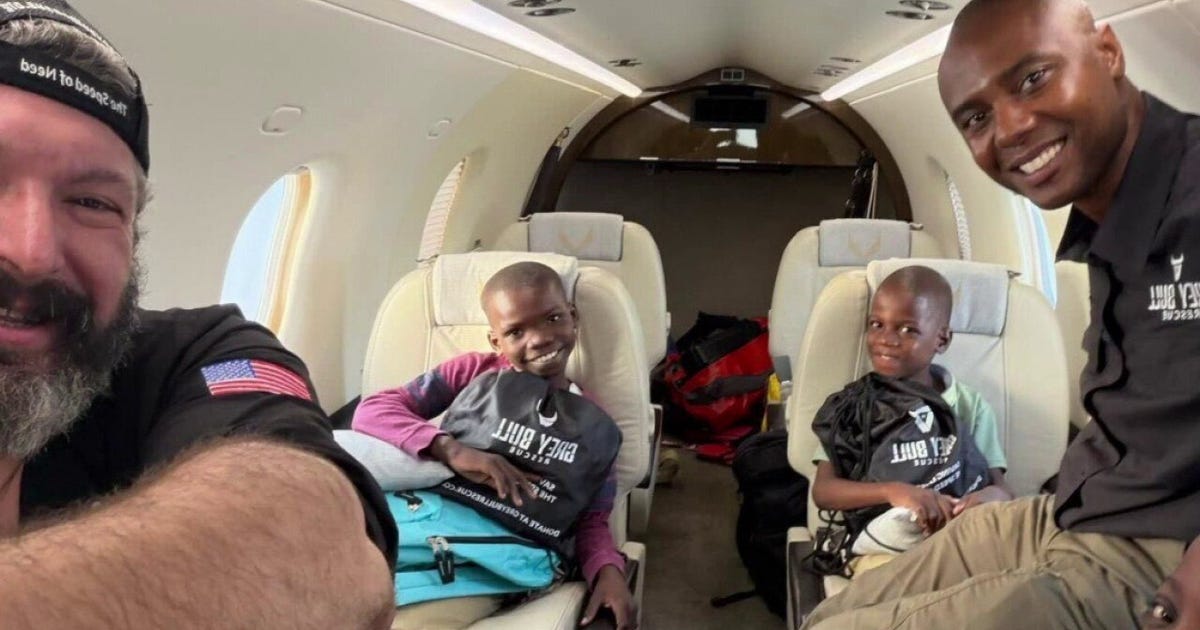 3 Haitian boys unite with adoptive parents