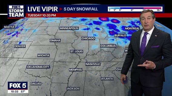 Tuesday night forecast