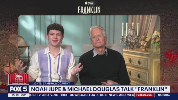 Noah Jupe and Michael Douglas talk ?Franklin?