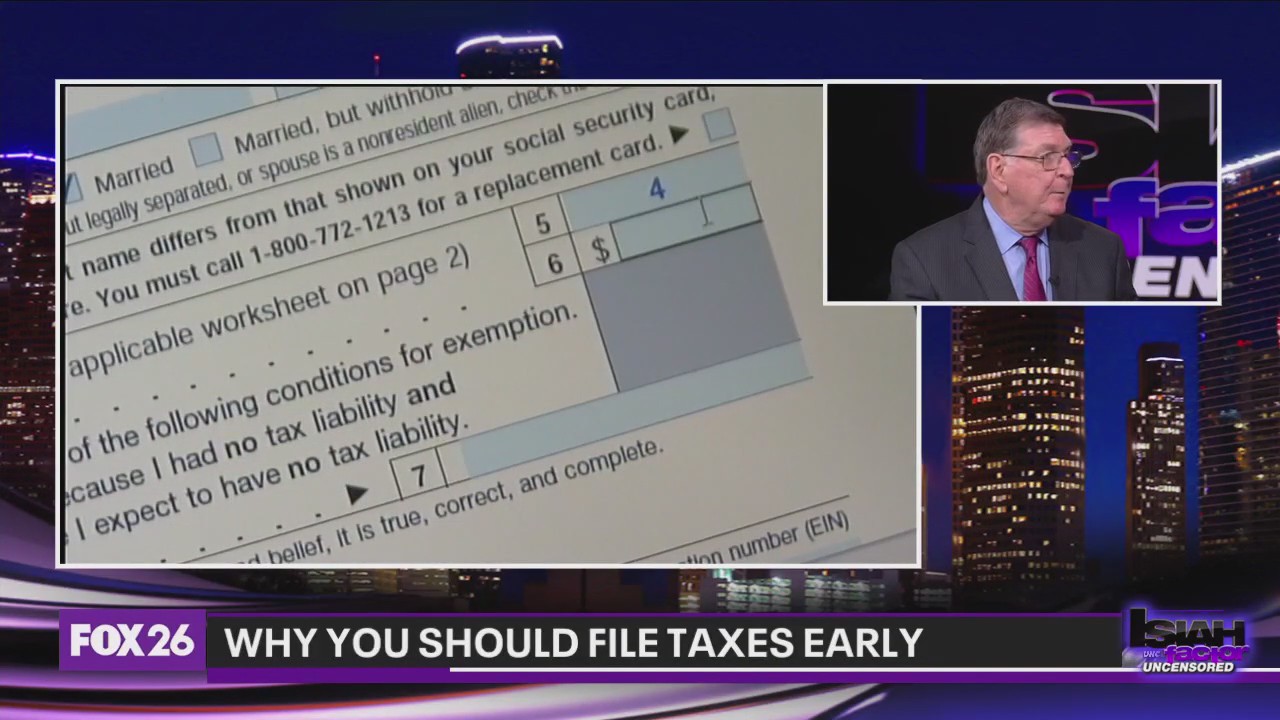 Why you should file your taxes early