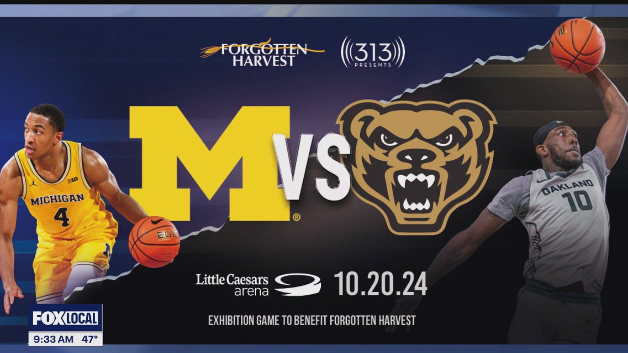 University of Michigan, Oakland University to play in charity exhibition game
