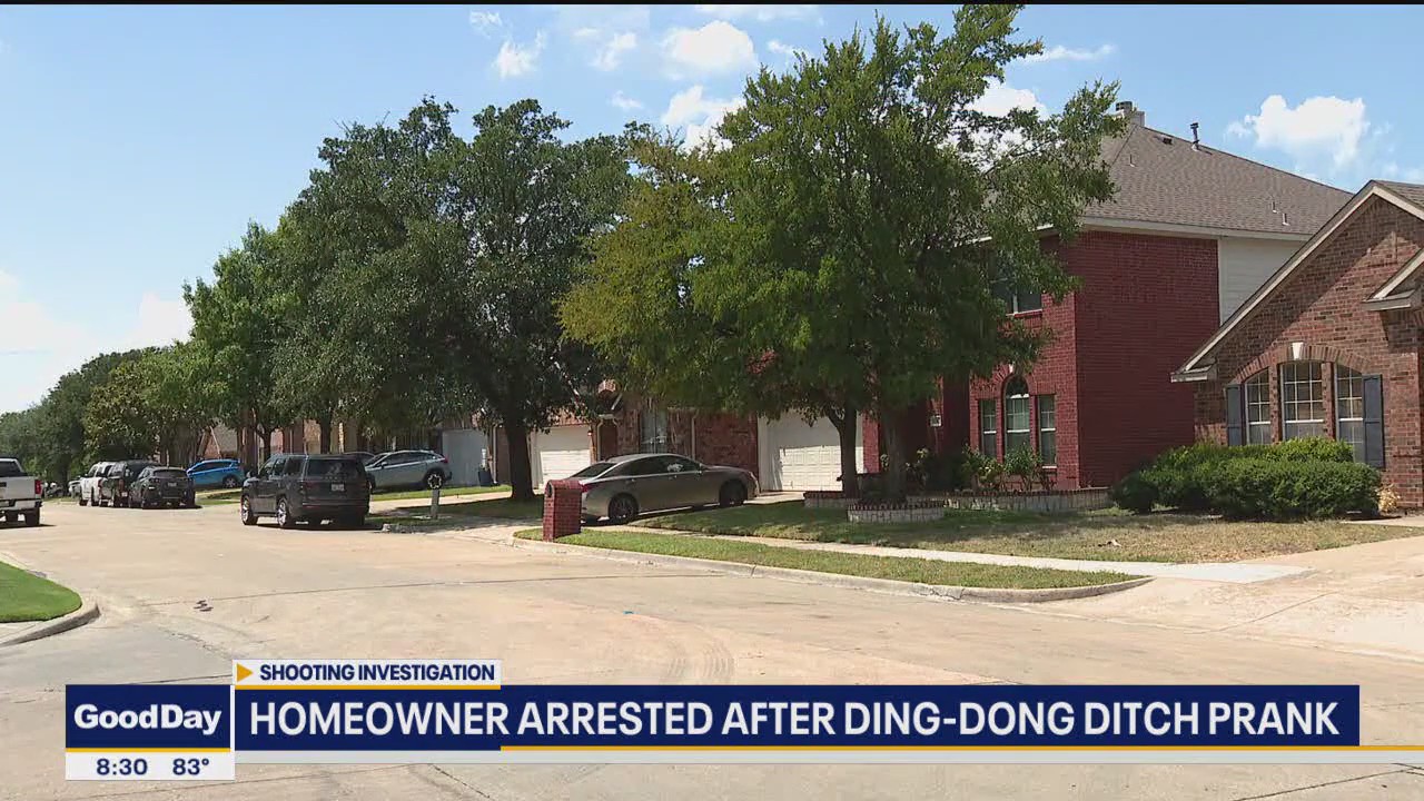 Homeowner arrested after ding-dong ditch prank