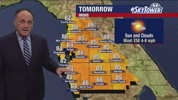 Tampa Bay weather | Mostly sunny Tuesday