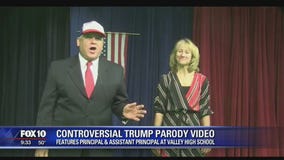 Admins placed on leave for video mocking Trump, Conway