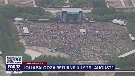Lollapalooza returning to Chicago in July after pandemic hiatus