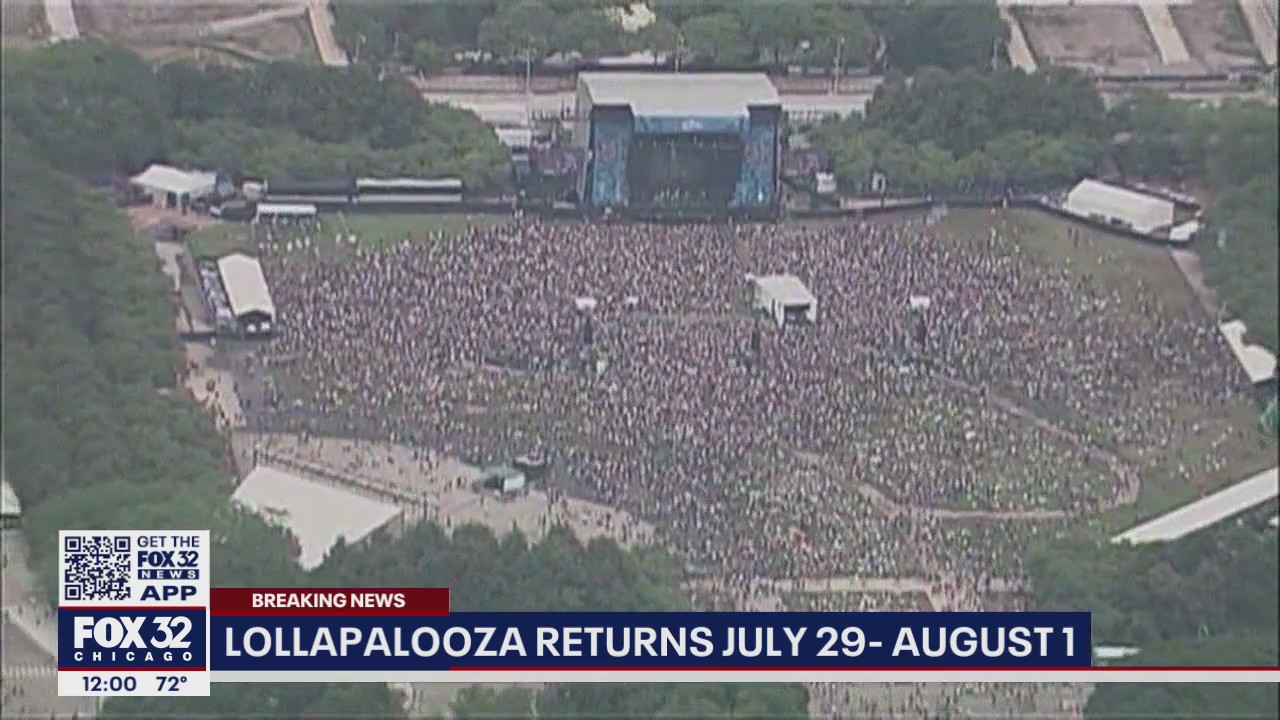 Lollapalooza returning to Chicago in July after pandemic hiatus