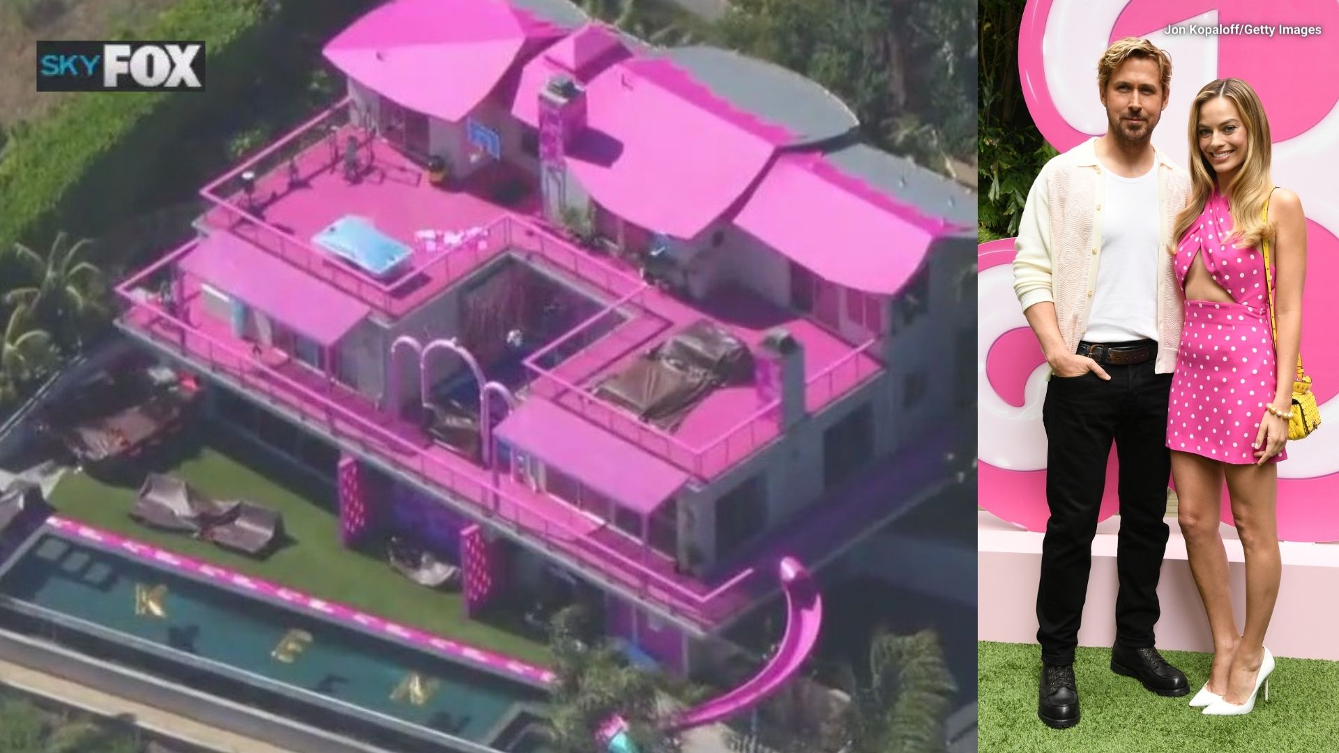 Barbie dream house spotted in Malibu