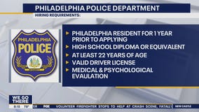 Philadelphia Police Department is hiring new recruits