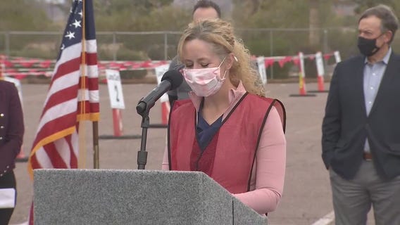 State health officials mark opening of new COVID-19 vaccine site