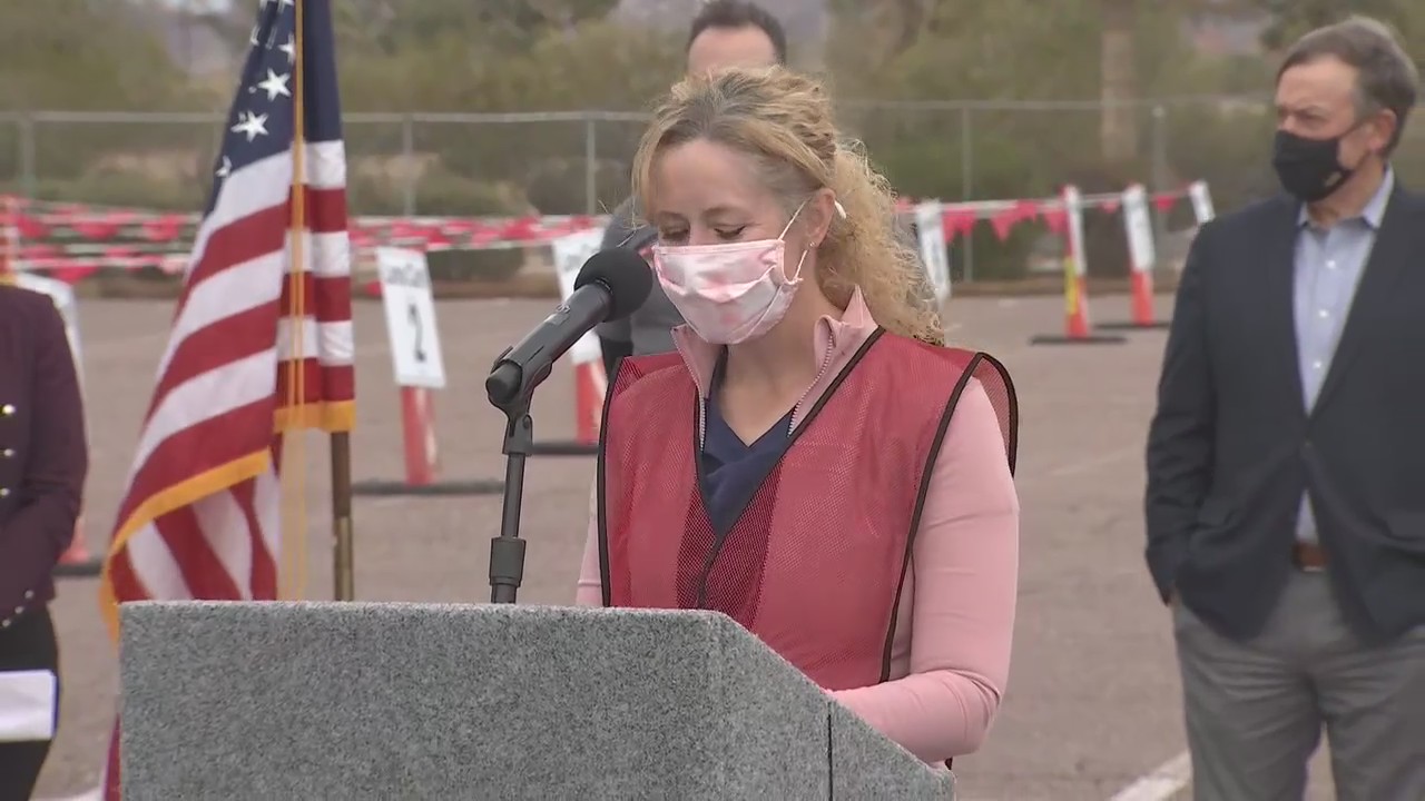 State health officials mark opening of new COVID-19 vaccine site