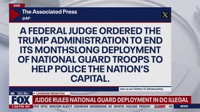 Judge rules DC National Guard deployment illegal