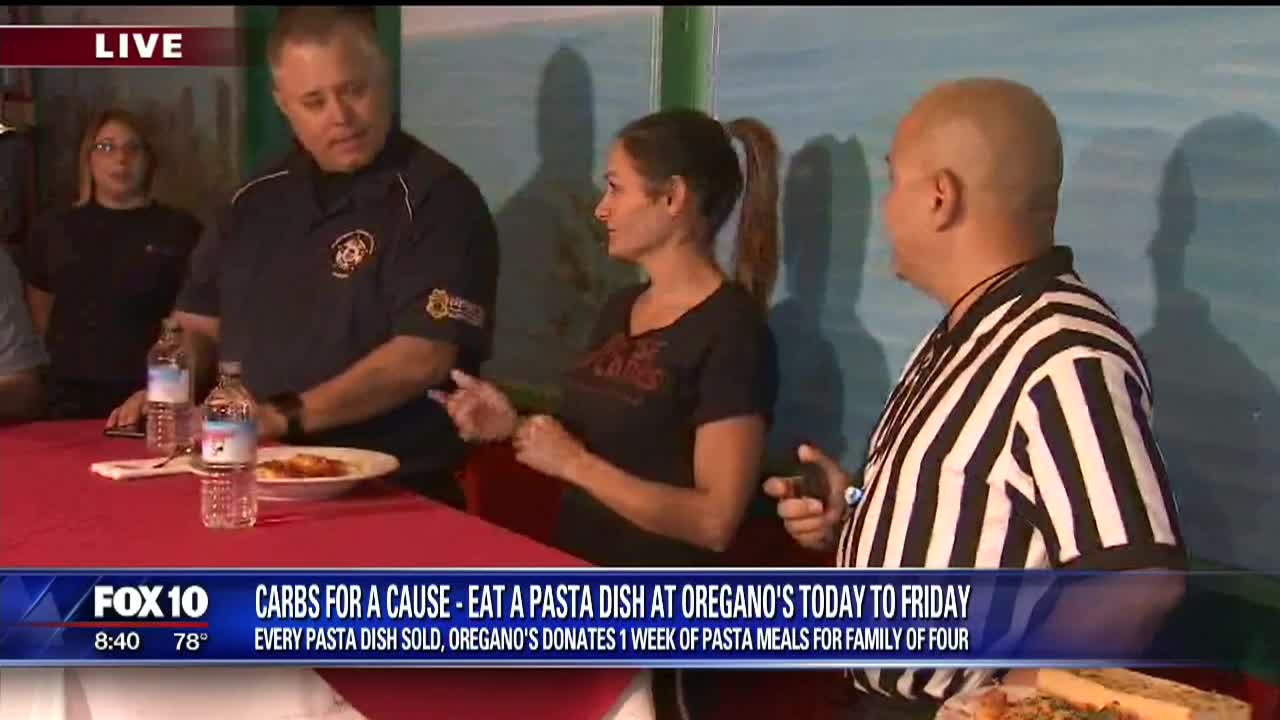 Tucson woman goes for pasta-eating record