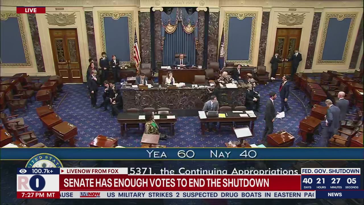BREAKING: Senate passes funding bill to end shutdown