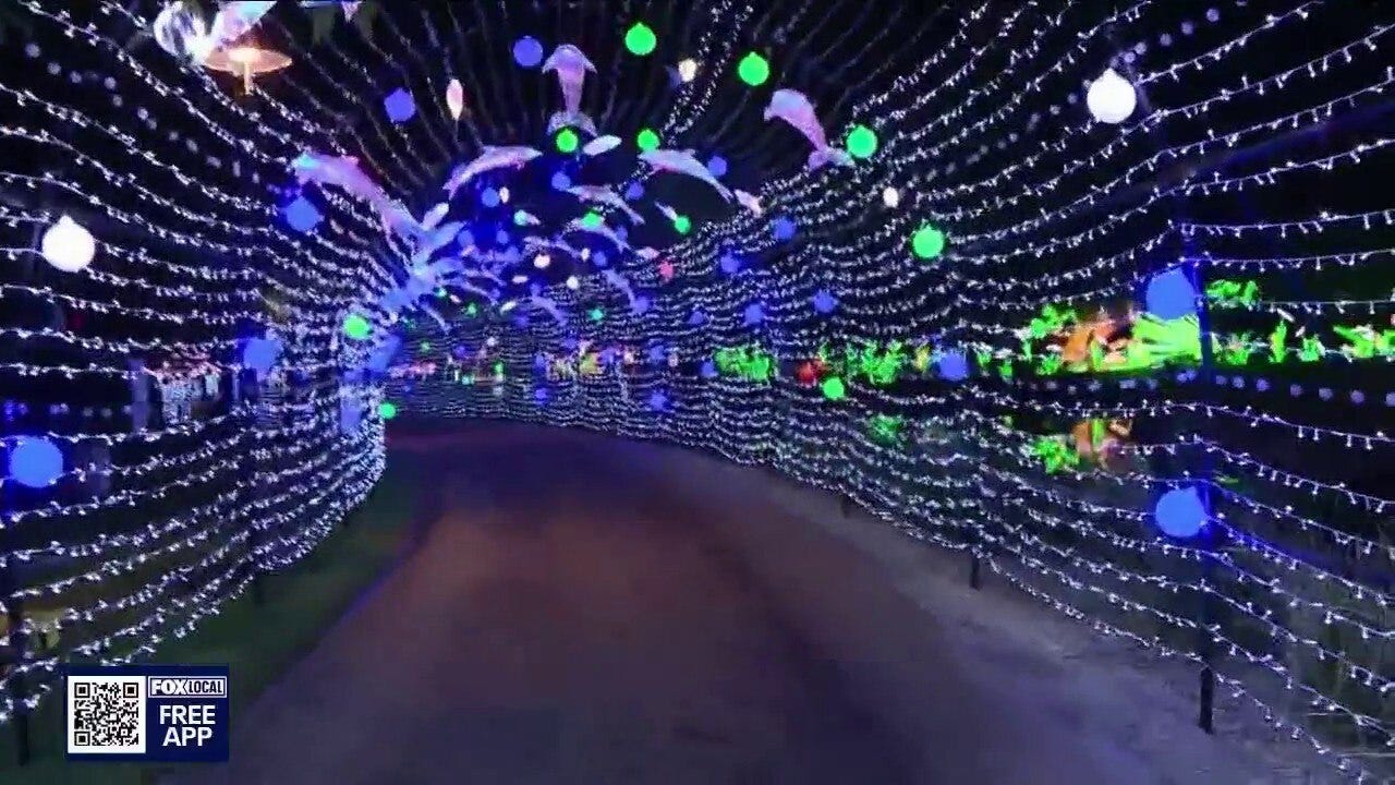 Holiday light displays staying bright after Christmas