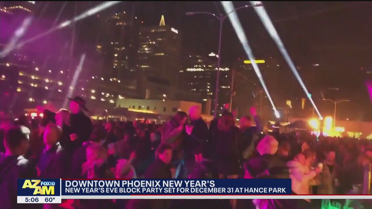 Downtown Phoenix New Year's Eve Block Party set for Dec. 31
