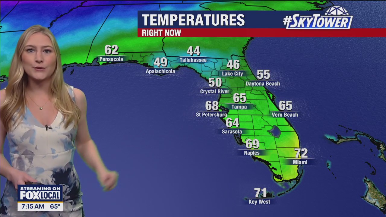 Tampa weather | Breezy and partly cloudy on Sunday