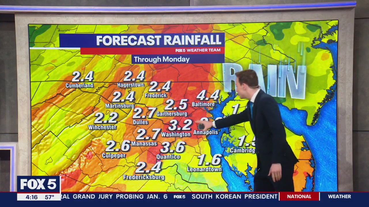 FOX 5 Weather forecast for Friday, April 28