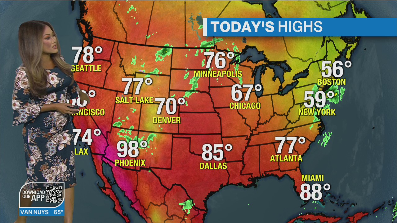 Weather Forecast for Monday, Oct. 3