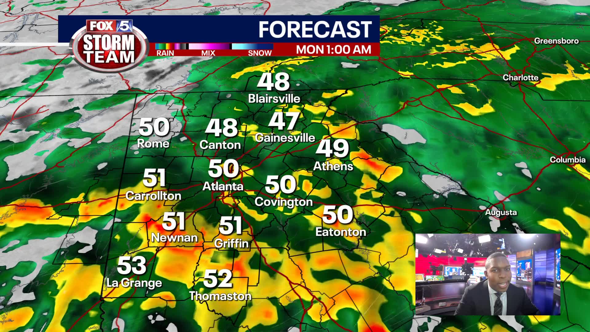 Sunday Evening Forecast | FOX 5 Atlanta