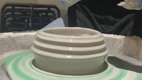 Checking out Smashed Clay Art Studio