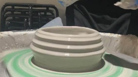 Checking out Smashed Clay Art Studio