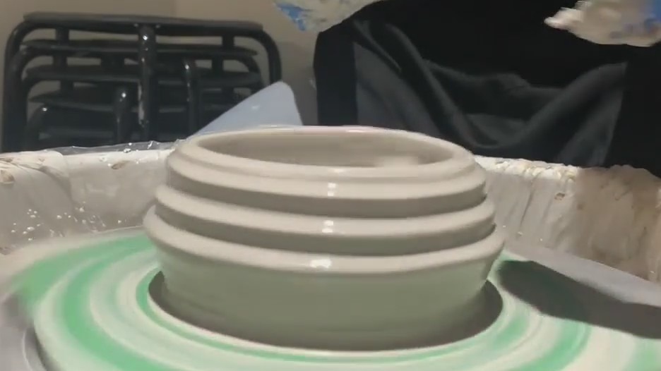 Checking out Smashed Clay Art Studio