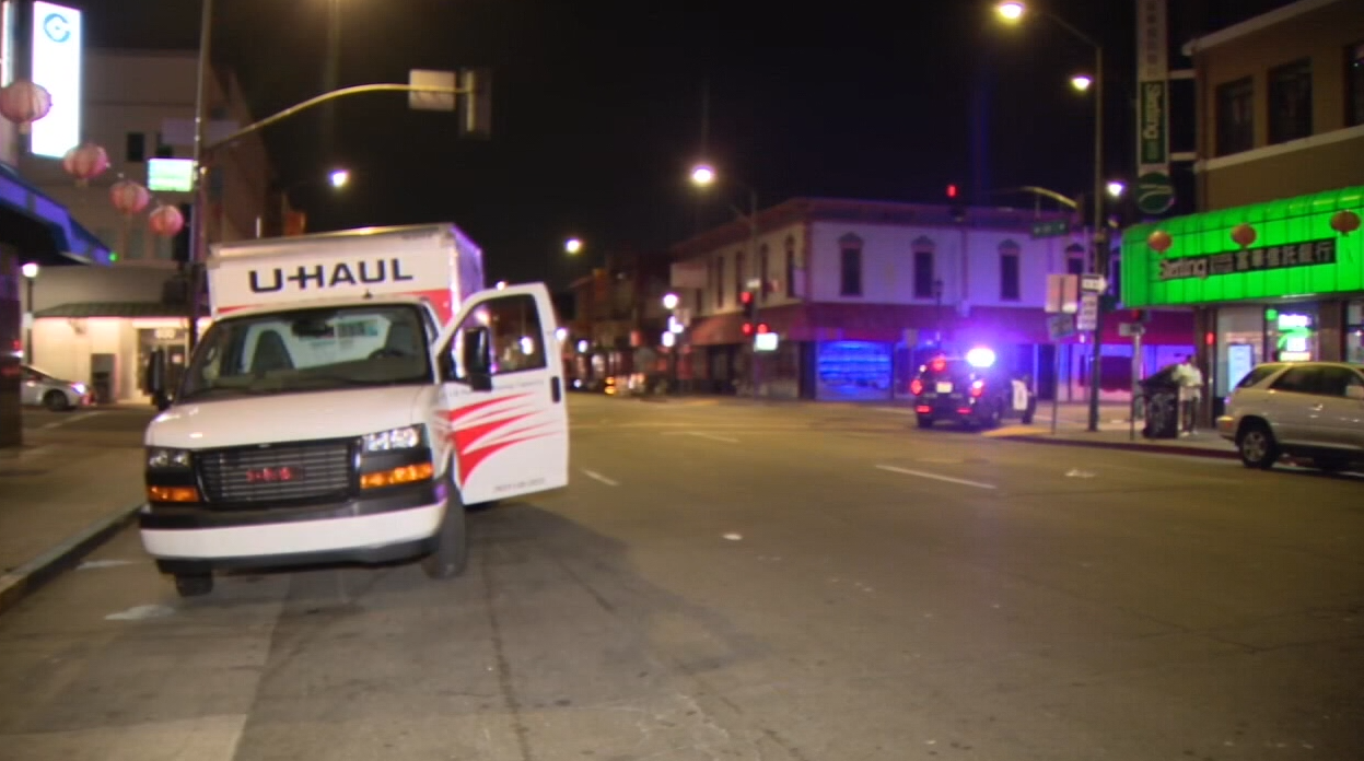 Oakland Chinatown banks rammed, woman robbed near ATM