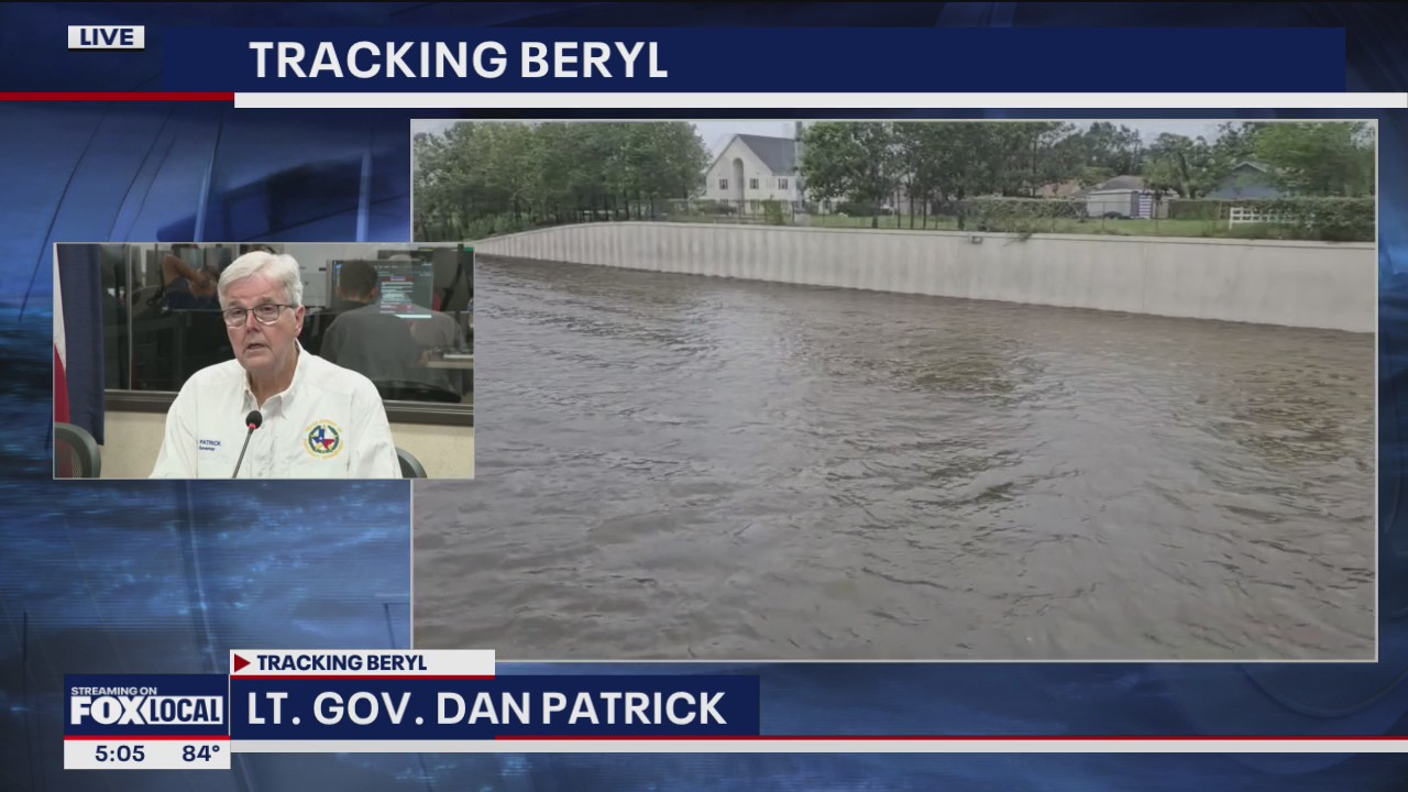 5 p.m. - Lt. Gov. Patrick gives update on Beryl