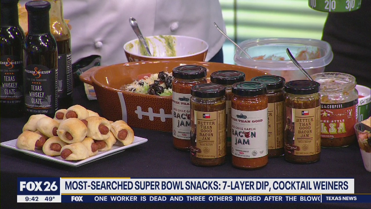 Most-searched Super Bowl snacks