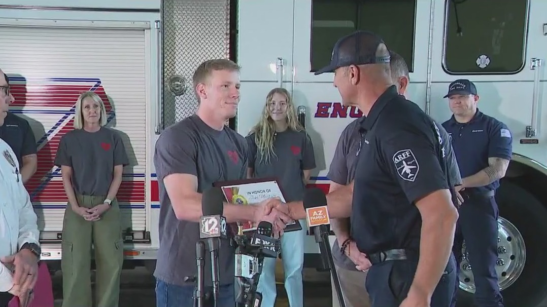 AZ man honored for saving his father with CPR