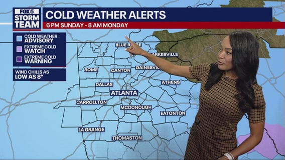 Saturday evening forecast