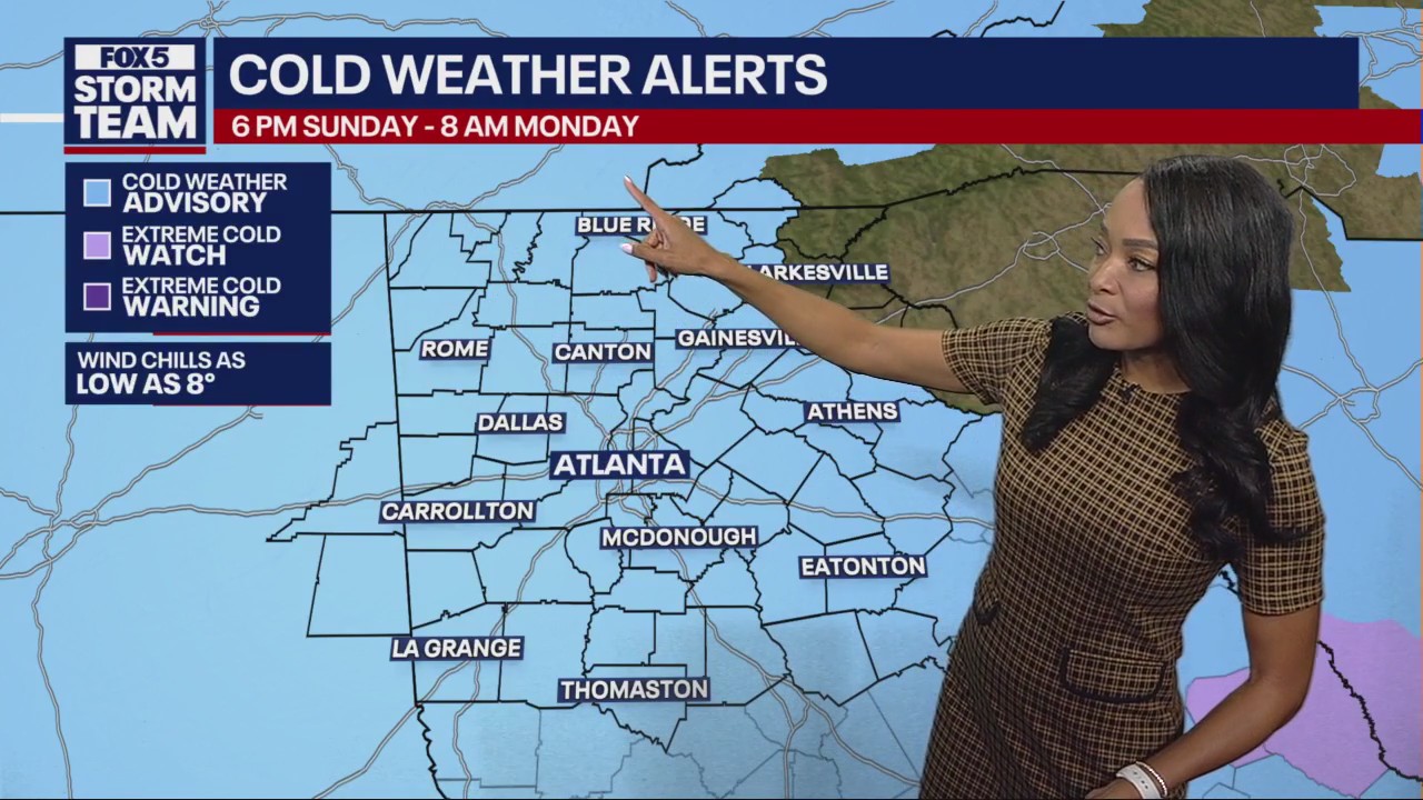 Saturday evening forecast