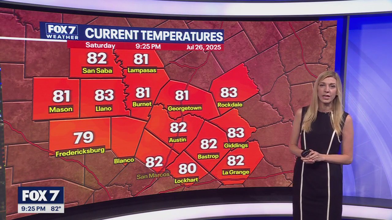 Austin weather: July 26 overnight forecast