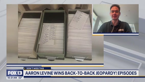 FOX 13 Seattle's Aaron Levine wins Jeopardy! again, reveals his study secret
