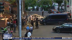 Protesters barricade ICE building in Seattle