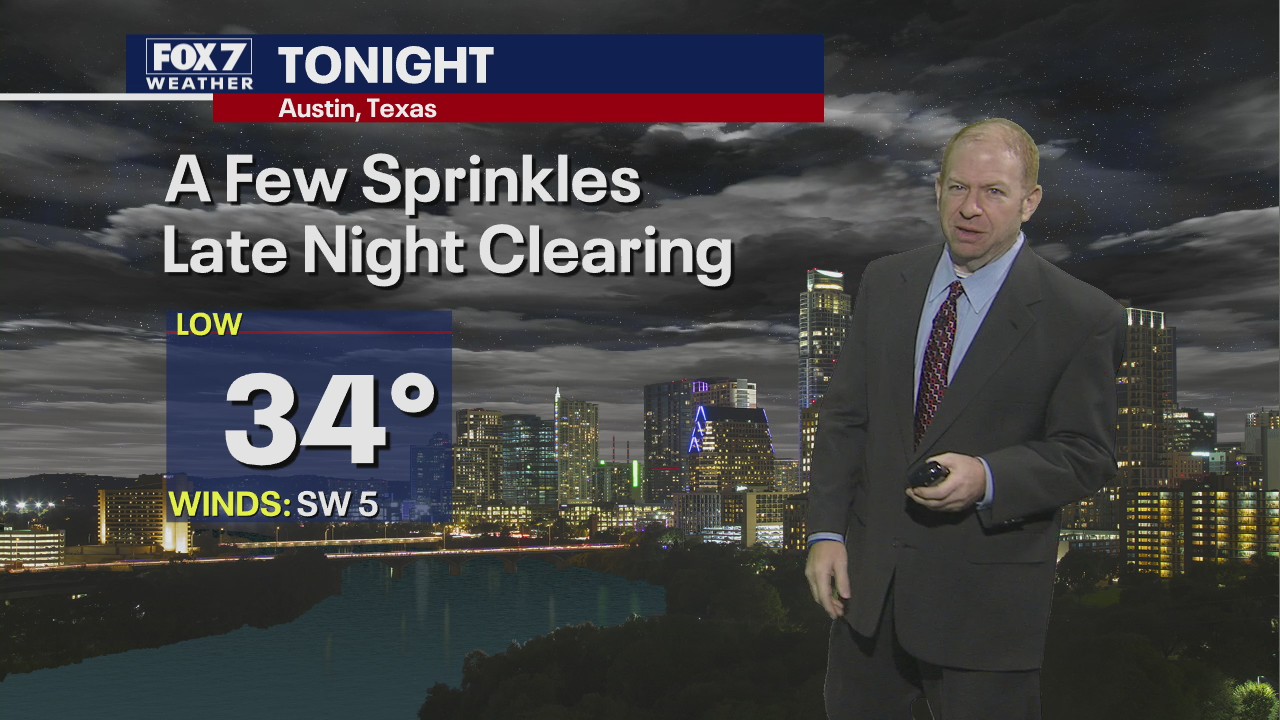 Evening weather forecast for January 12, 2021