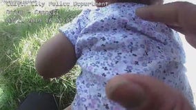 Police officer rescues baby girl