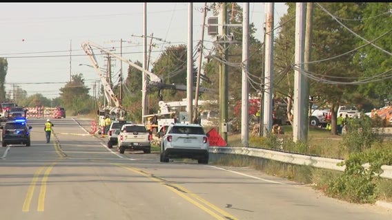 Man killed after his work truck hit power lines in Macomb County