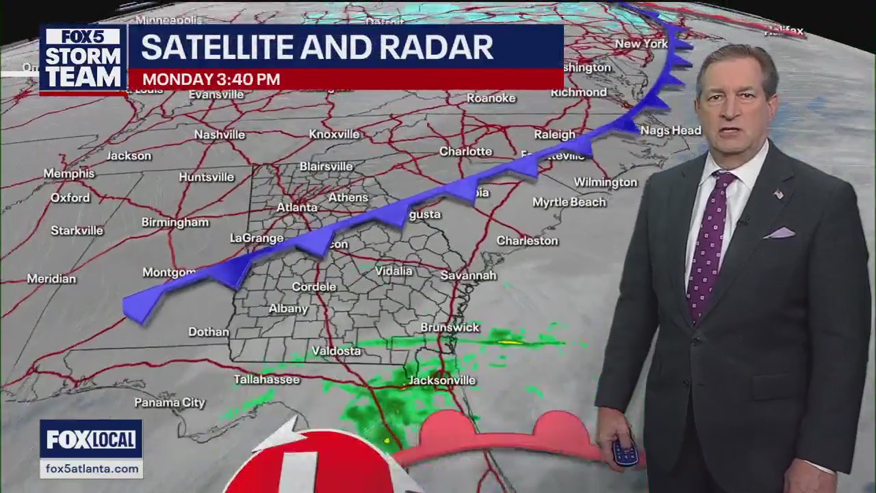 Monday evening forecast