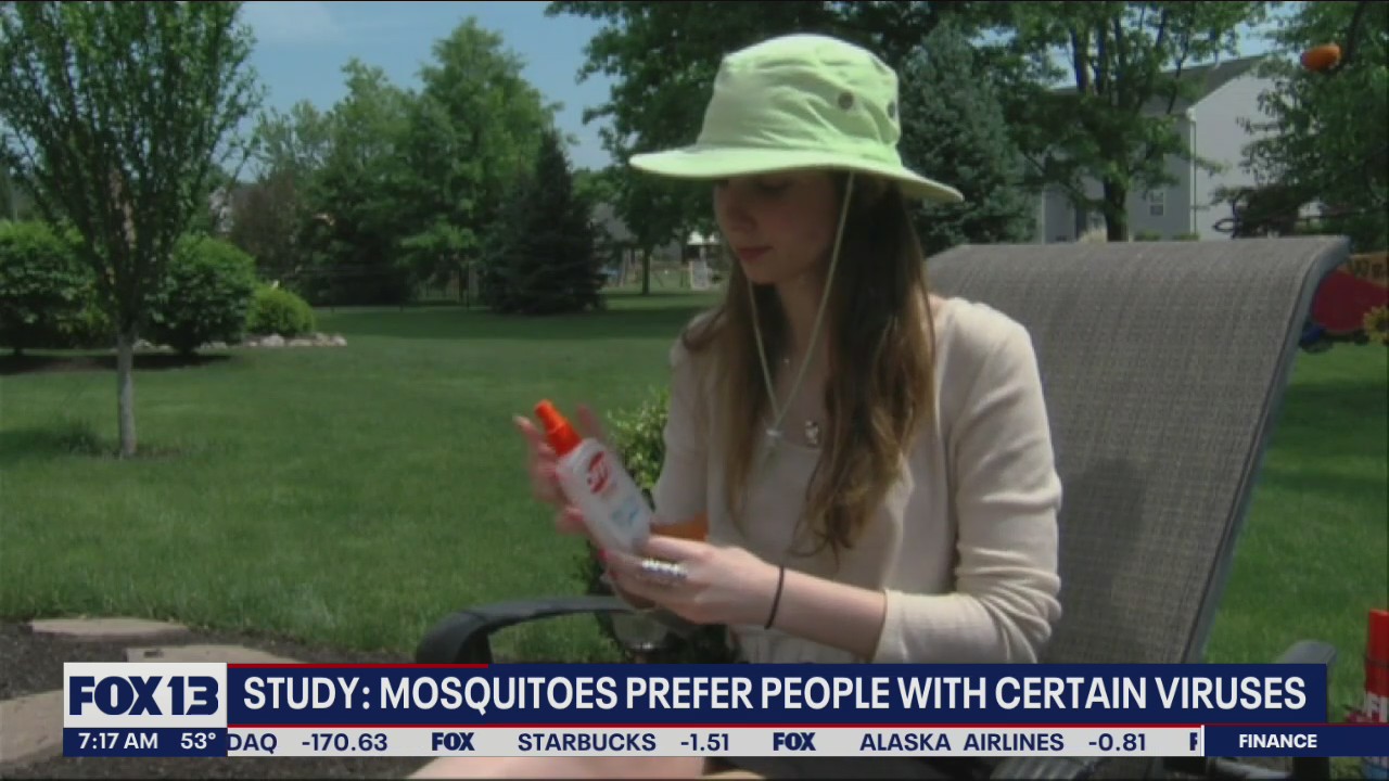 Study: Mosquitos prefer people with certain viruses