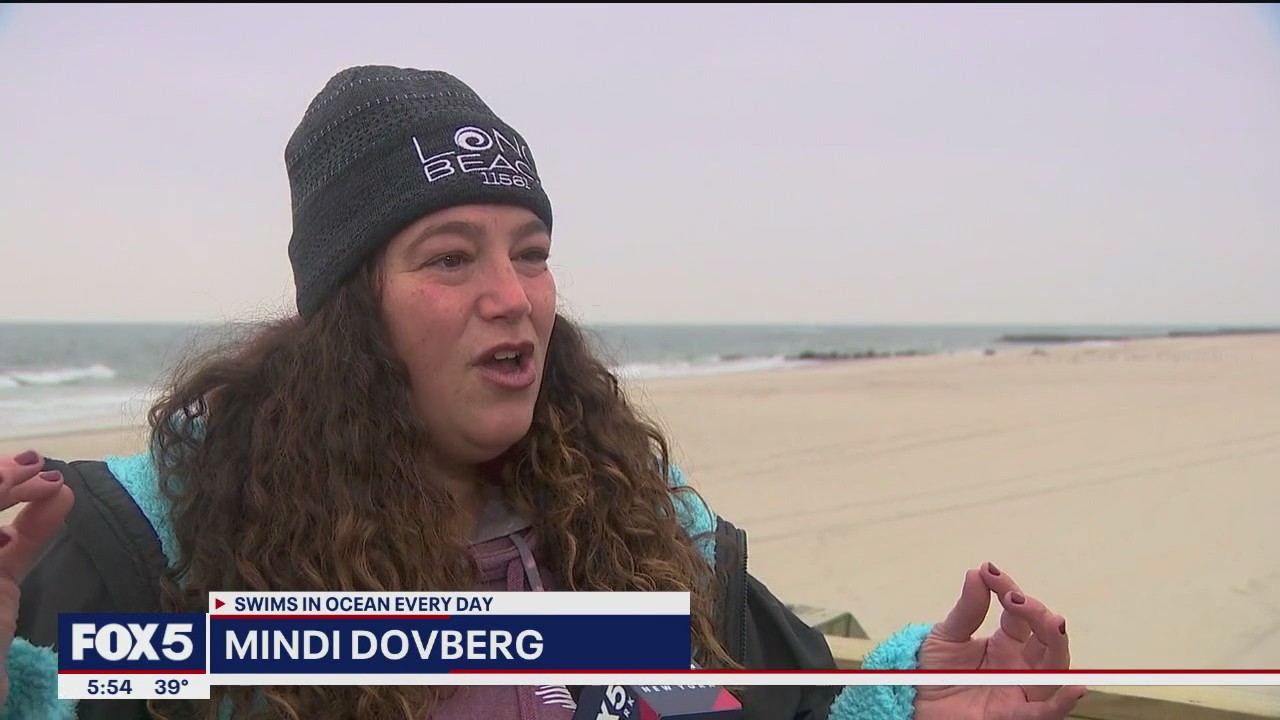 Long Island woman has swam in ocean every day for nearly 1K days
