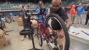 Building bikes for KCM "Santa's Sleigh"