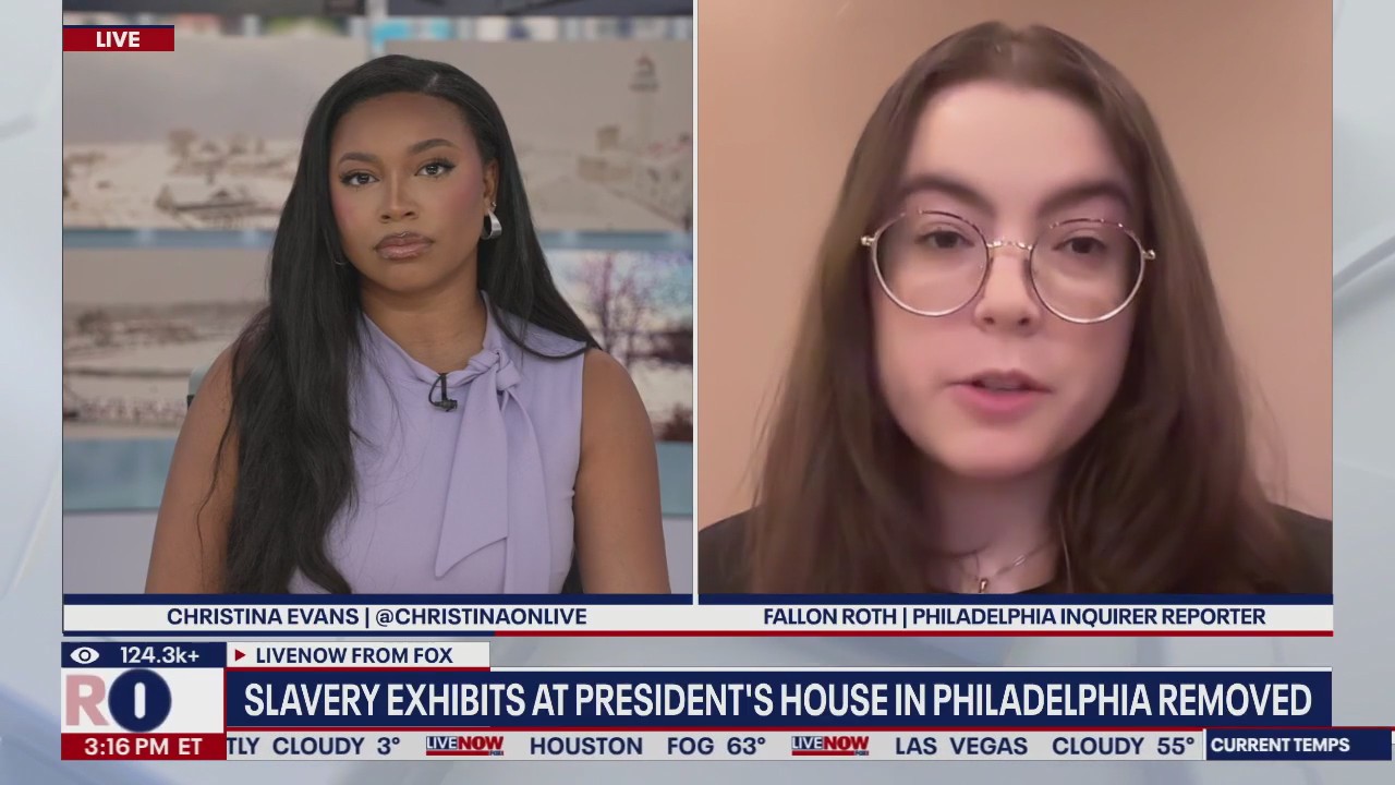 Slavery exhibits at President's House in PA removed